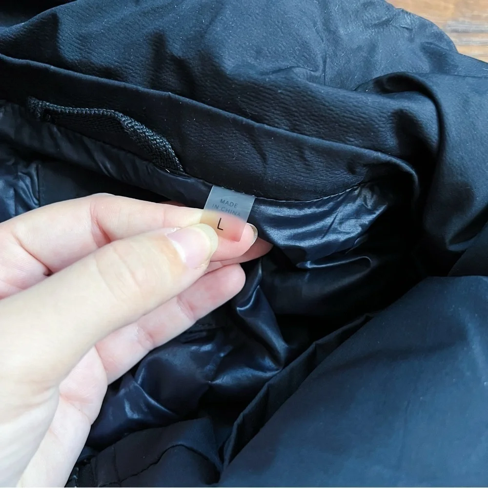 S13 • Sierra Parka Down Jacket quilted puffer black winter coat insulated